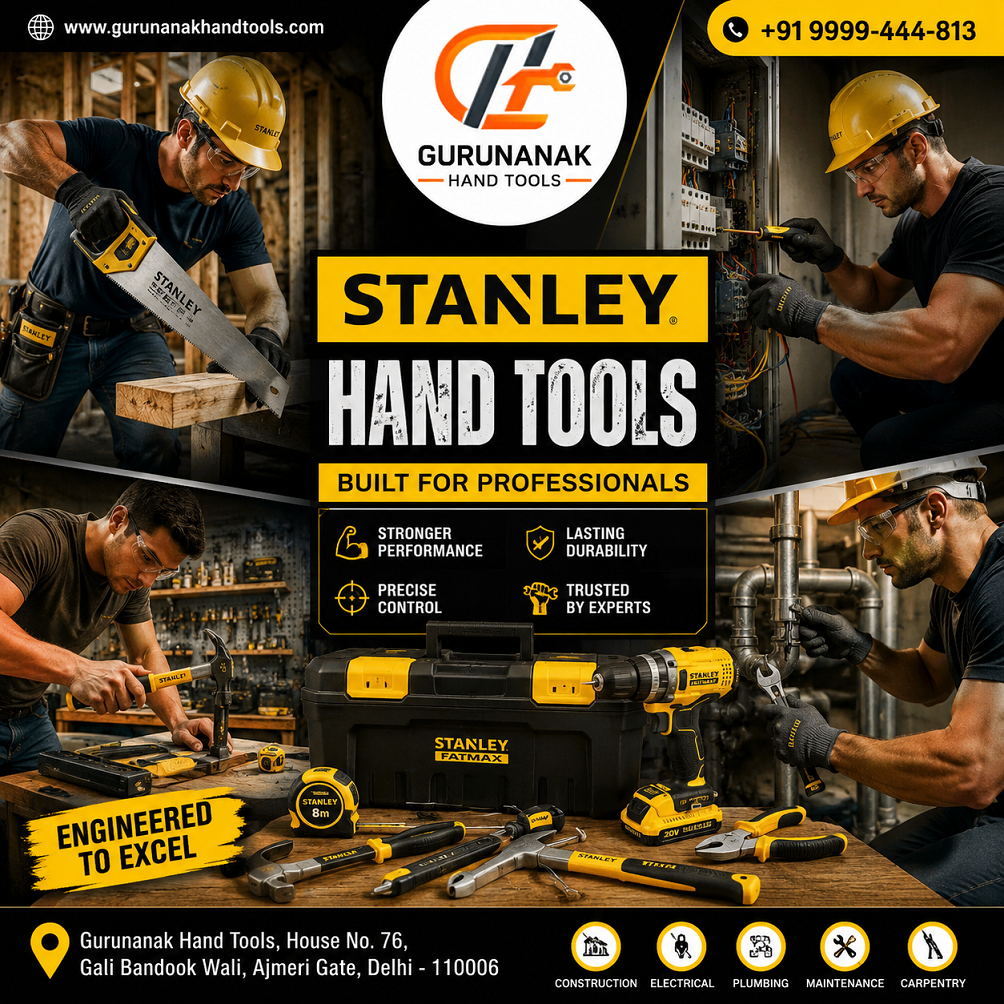Best Stanley Hand Tools Dealer in Delhi Ajmeri Gate near Chawri Bazar